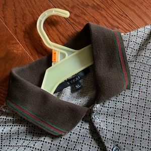 Authentic Mens XL Slim Fit Gucci polo.